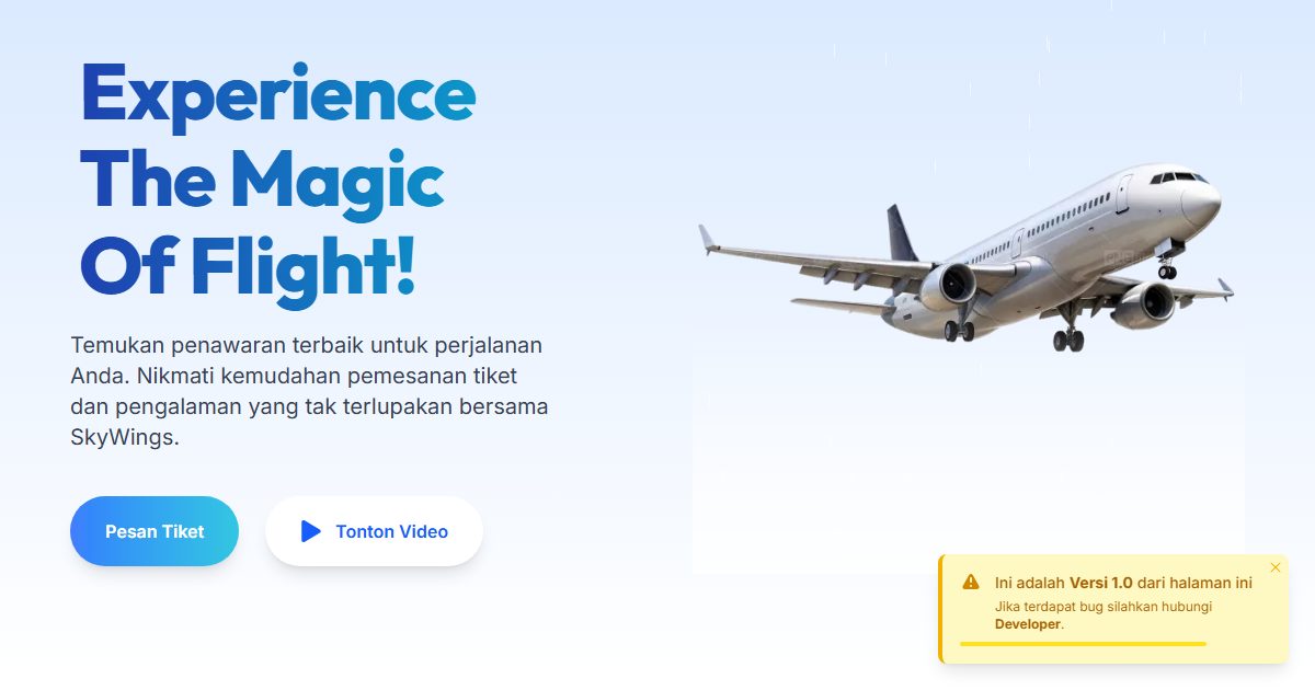 Tampilan SkyWings
